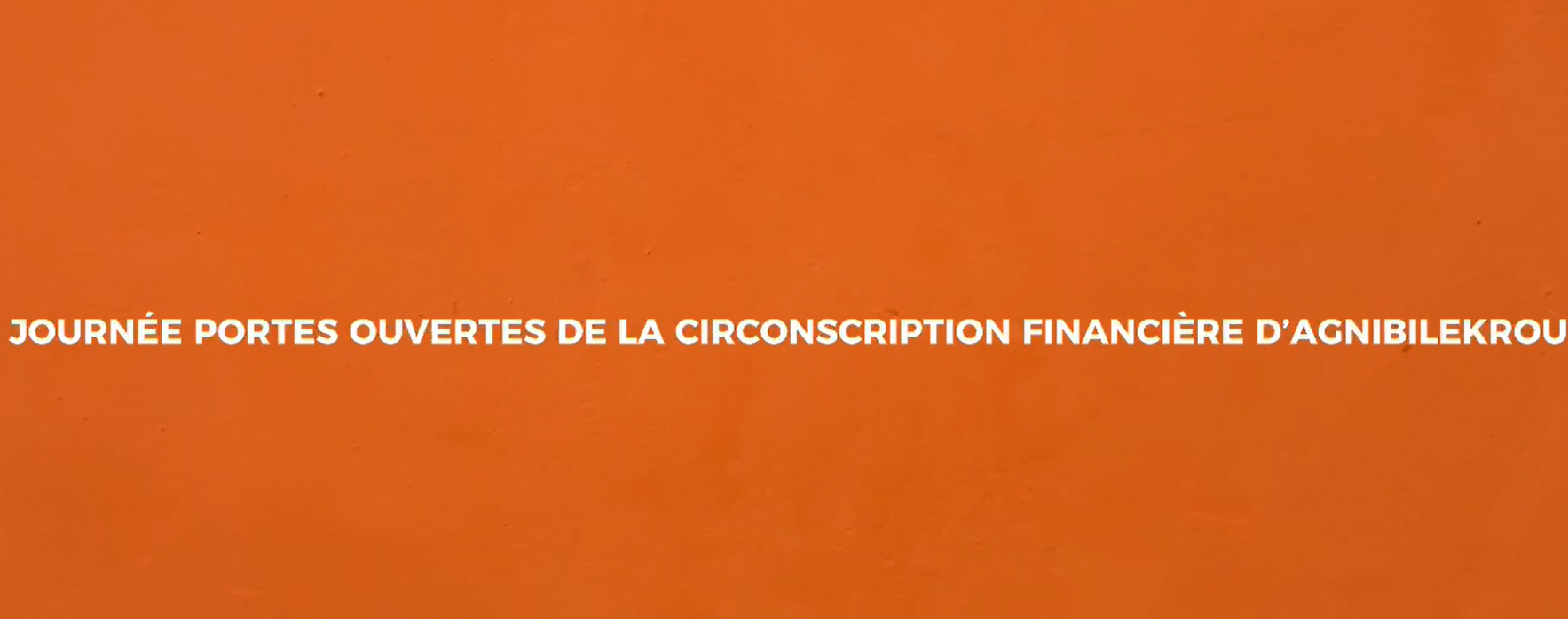 Journées Portes Ouvertes-CF Agnibilékrou