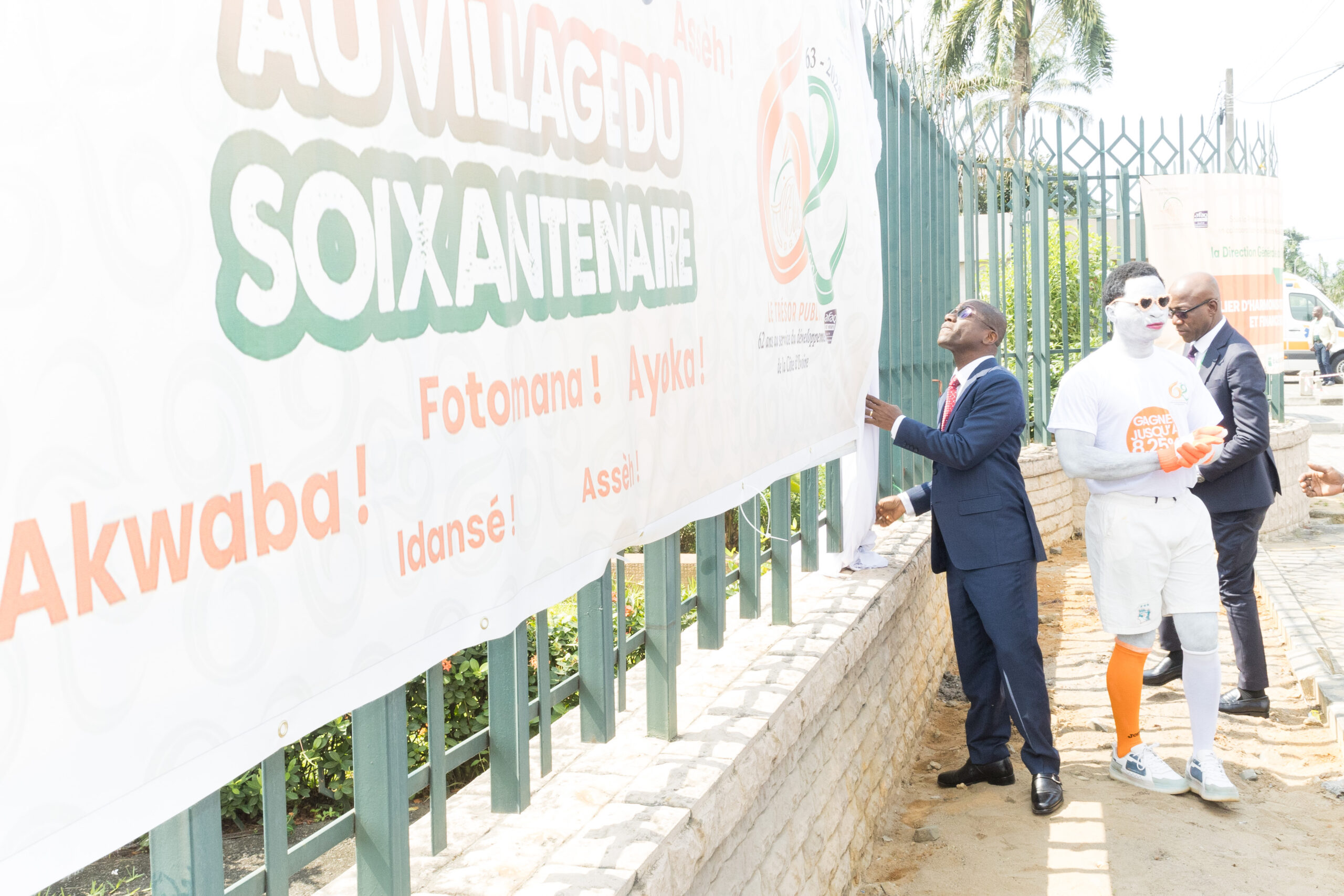 Ouverture du village du soixantenaire